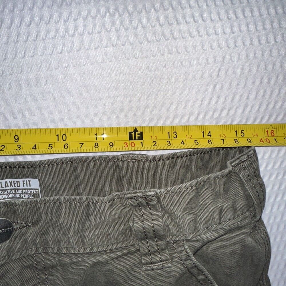 Carhartt Pants Moss Green 32x30 Double Knee Rugged Flex Relaxed Fit BN2802-M - Picture 5 of 9